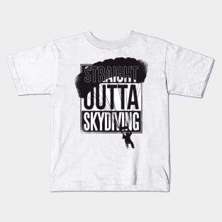 Skydiver Quotes Retro Funny Skydiving Vintage Kids T-Shirt